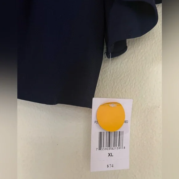 Perceptions Deep Blue Open-Front Bolero, NWT , size XL - Picture 5 of 6